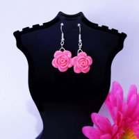 Ohrring Rose rosa