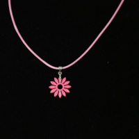 Kette Blume rosa