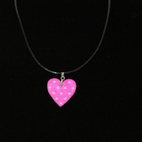 Kette Herz pink